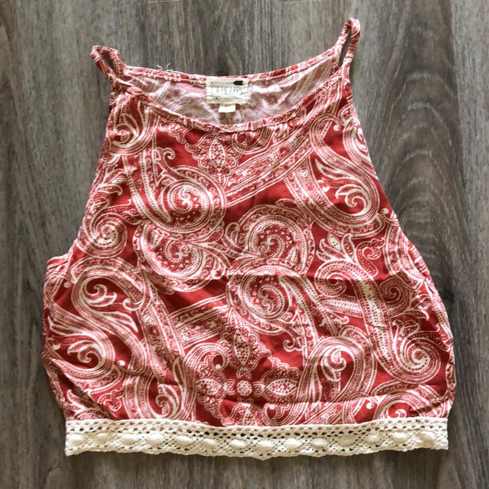 Coral crop top!